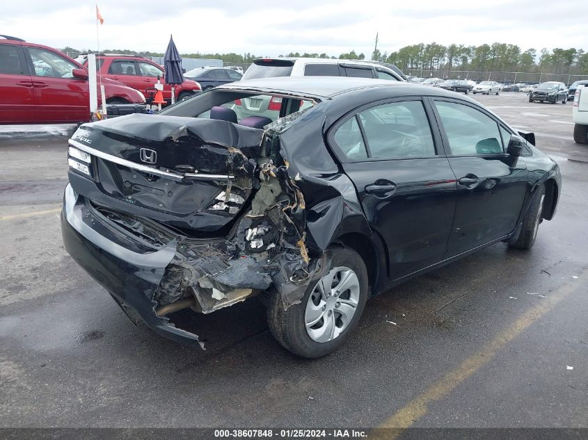 2015 HONDA CIVIC LX - 19XFB2F50FE003807