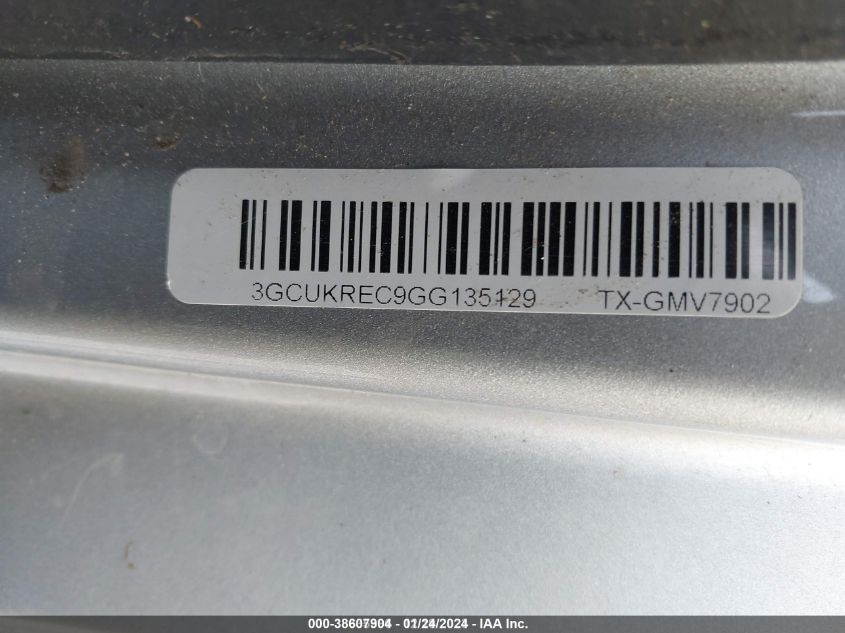 2016 CHEVROLET SILVERADO 1500 1LT - 3GCUKREC9GG135129