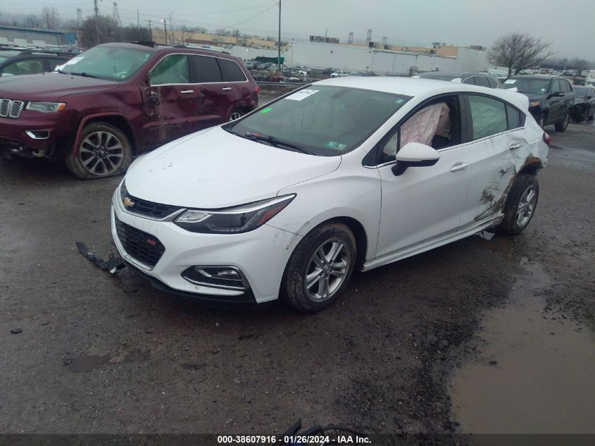 2018 CHEVROLET CRUZE LT - 3G1BE6SM1JS598356
