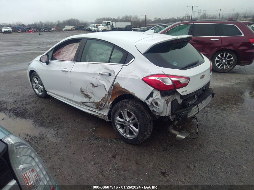 2018 CHEVROLET CRUZE LT - 3G1BE6SM1JS598356