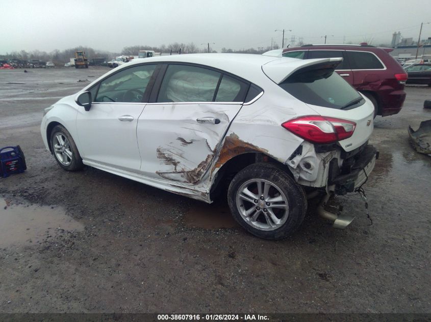 2018 CHEVROLET CRUZE LT - 3G1BE6SM1JS598356