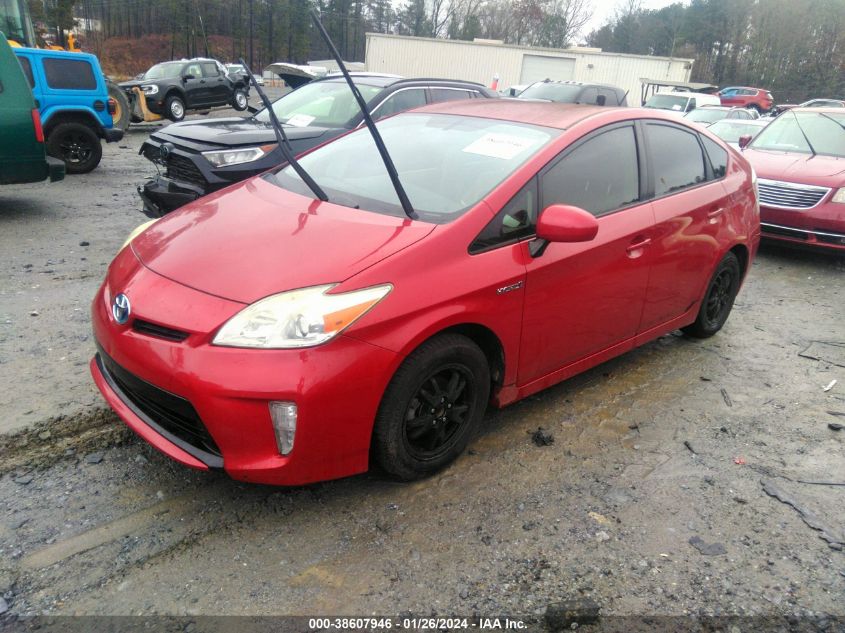 JTDKN3DUXC5382828 | 2012 TOYOTA PRIUS