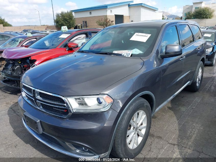 2015 DODGE DURANGO SXT - 1C4RDHAG8FC750596