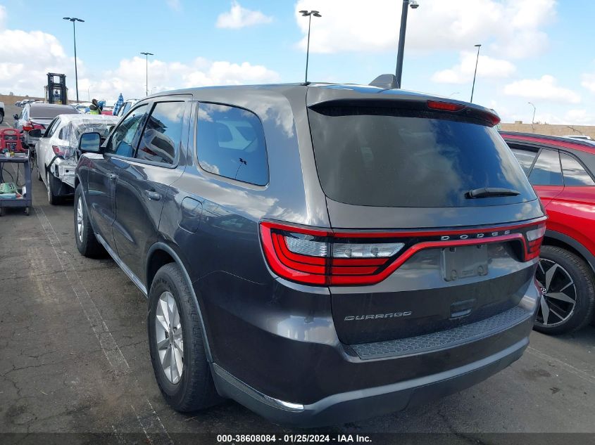 2015 DODGE DURANGO SXT - 1C4RDHAG8FC750596