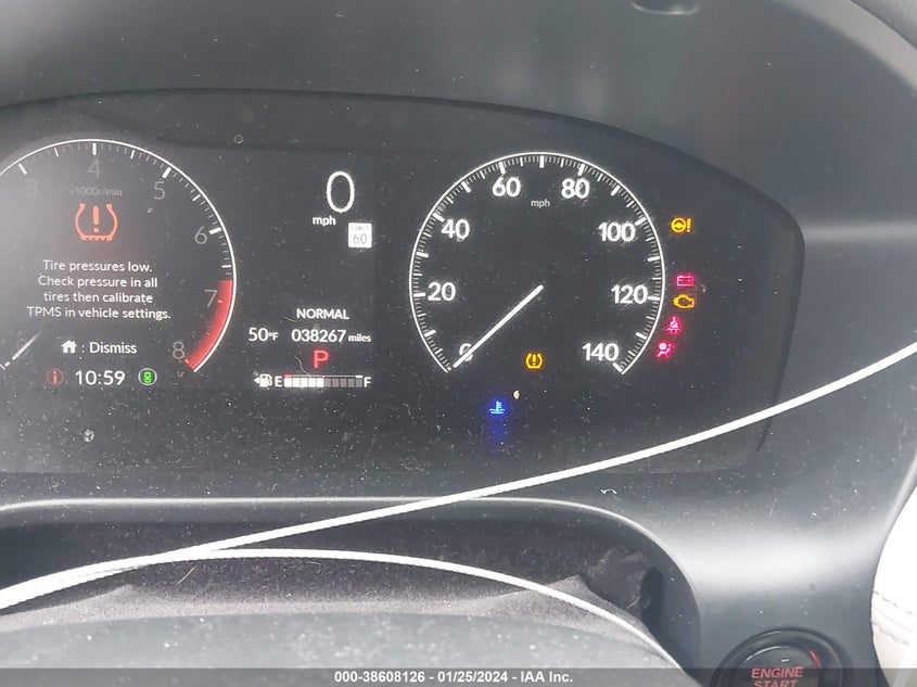 VIN 3CZRZ2H75PM709115 2023 HONDA HR-V EXL