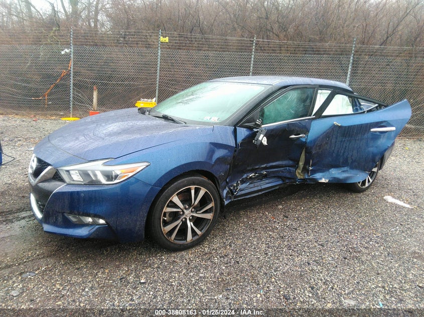 VIN 1N4AA6AP2JC376608 2018 NISSAN MAXIMA 3.5S/SV/SL/SR/PLAT