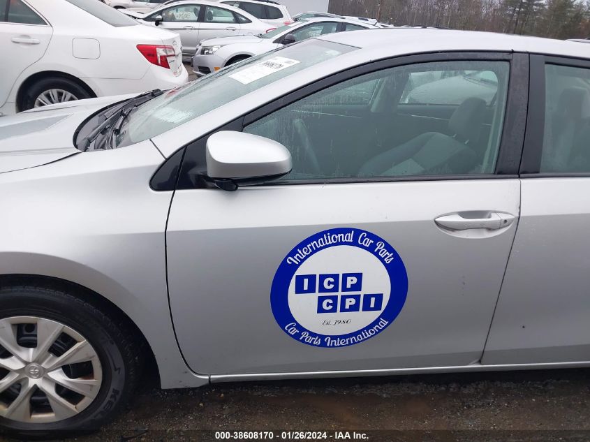 2015 TOYOTA COROLLA L - 2T1BURHE6FC313005