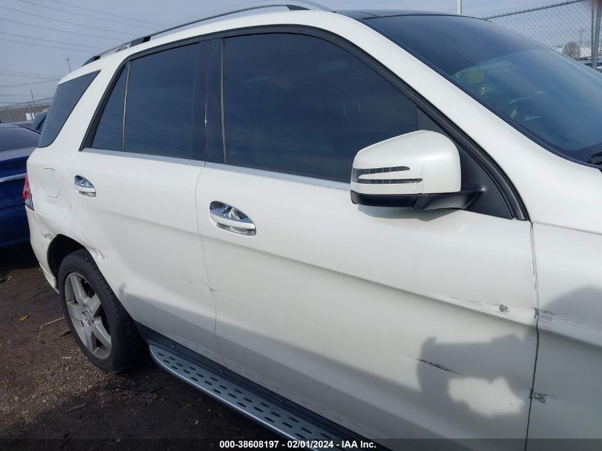 2015 MERCEDES-BENZ ML 400 4MATIC 4JGDA5GB3FA612968
