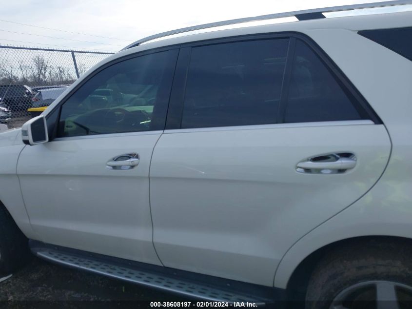 2015 MERCEDES-BENZ ML 400 4MATIC 4JGDA5GB3FA612968