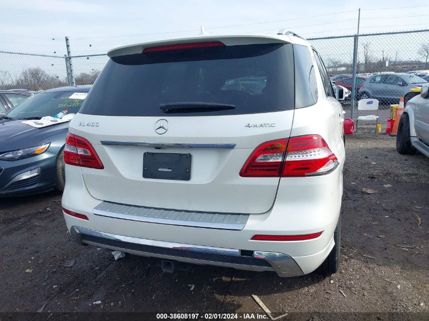 2015 MERCEDES-BENZ ML 400 4MATIC 4JGDA5GB3FA612968