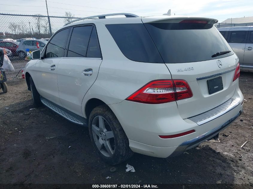 2015 MERCEDES-BENZ ML 400 4MATIC 4JGDA5GB3FA612968