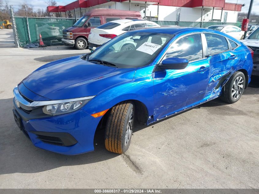 2018 HONDA CIVIC EX - 2HGFC2F79JH532508