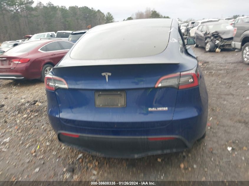 2021 TESLA MODEL Y - 5YJYGDEFXMF209935