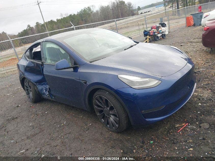 2021 TESLA MODEL Y - 5YJYGDEFXMF209935