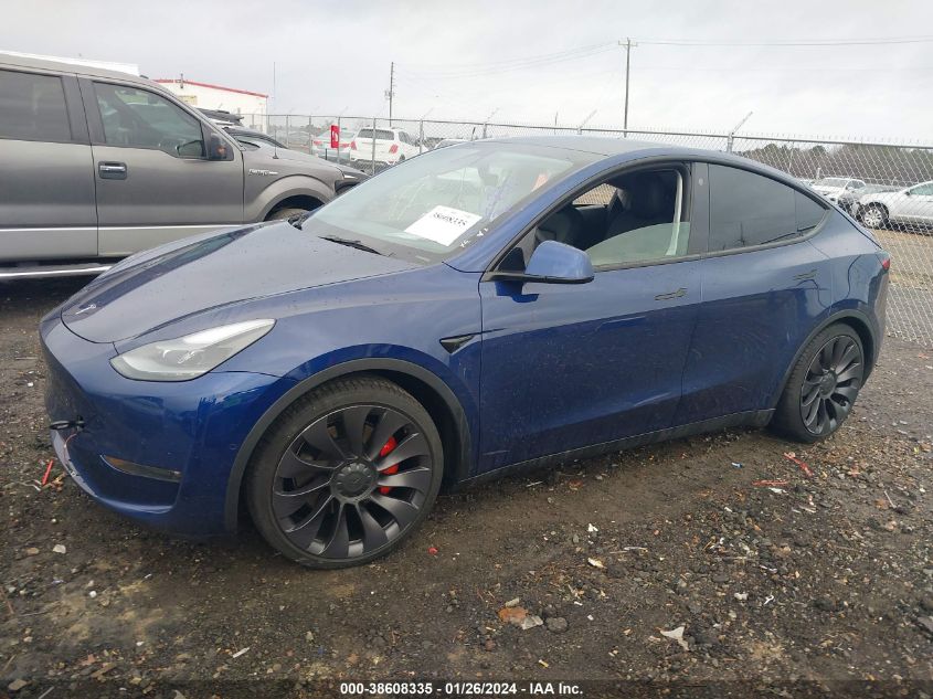 2021 TESLA MODEL Y - 5YJYGDEFXMF209935