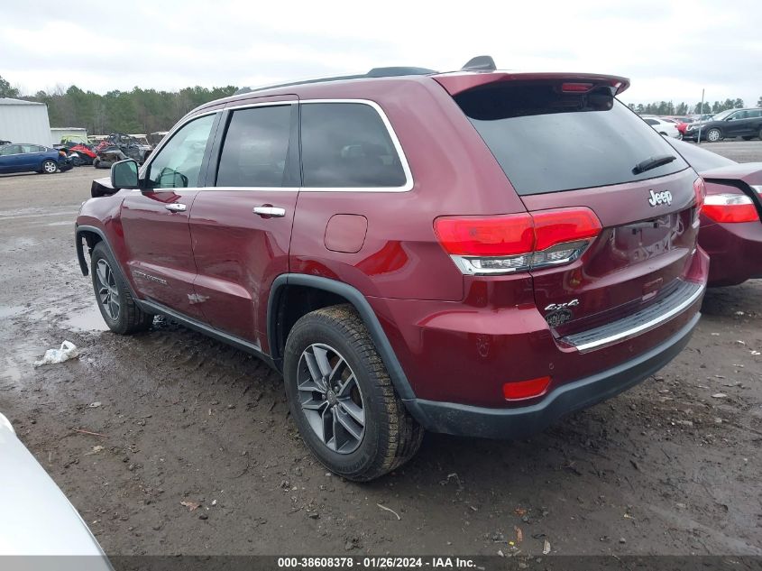 2017 JEEP GRAND CHEROKEE LIMITED - 1C4RJFBG5HC601612