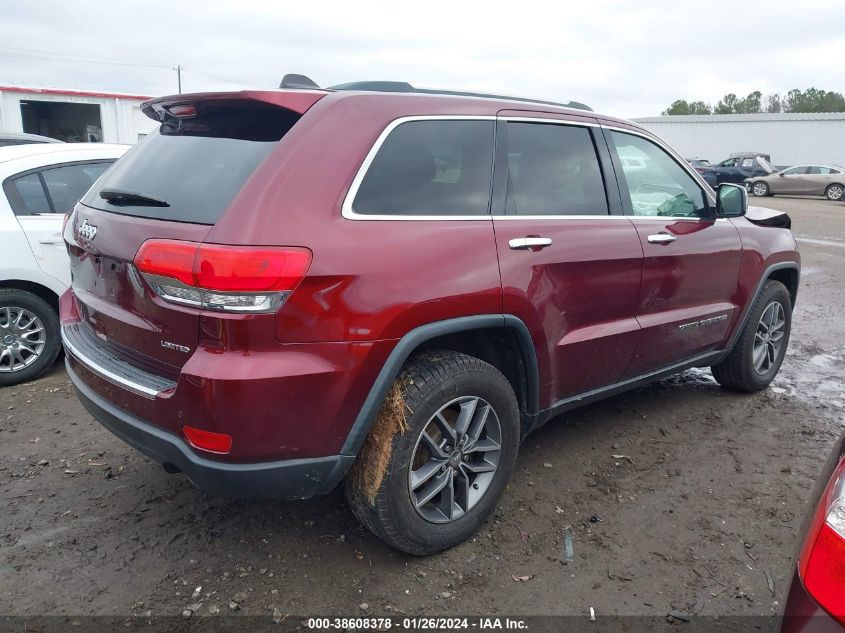 2017 JEEP GRAND CHEROKEE LIMITED - 1C4RJFBG5HC601612