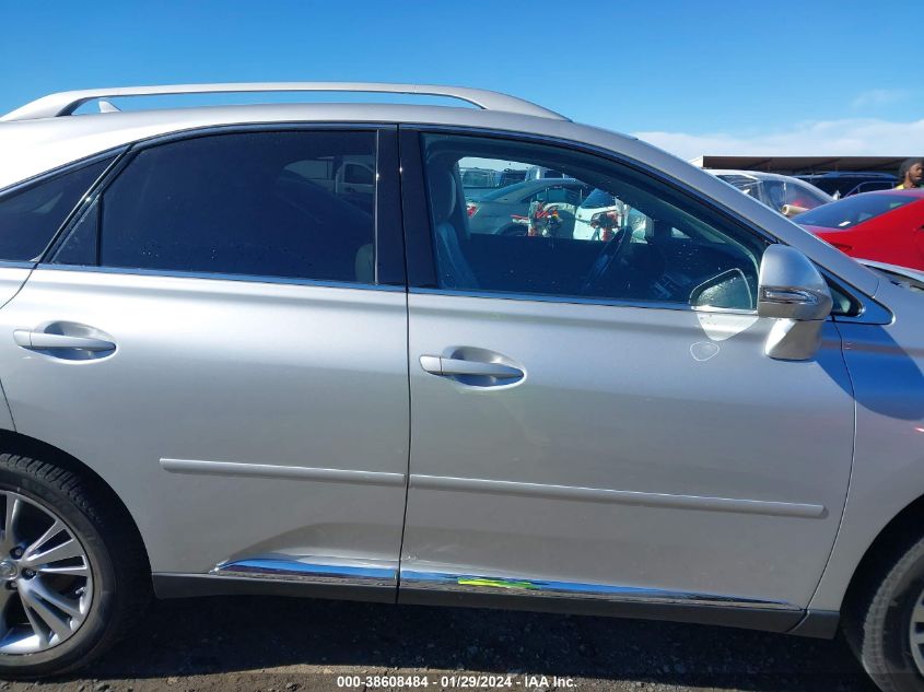 2013 LEXUS RX 350 - 2T2BK1BA8DC222582