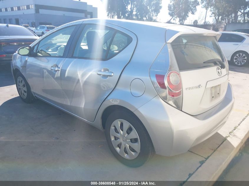 2014 TOYOTA PRIUS C - JTDKDTB36E1567952