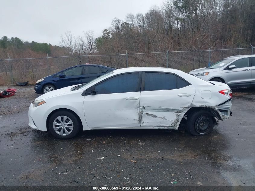 2014 TOYOTA COROLLA L/LE/LE PLS/PRM/S/S PLS - 2T1BURHE9EC089386