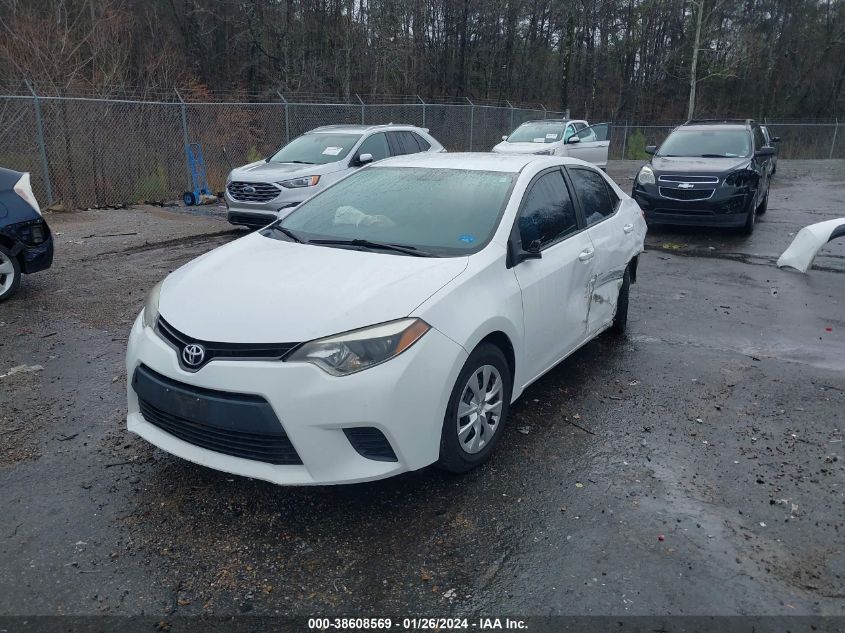 2014 TOYOTA COROLLA L/LE/LE PLS/PRM/S/S PLS - 2T1BURHE9EC089386