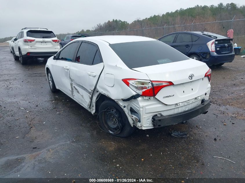 2014 TOYOTA COROLLA L/LE/LE PLS/PRM/S/S PLS - 2T1BURHE9EC089386