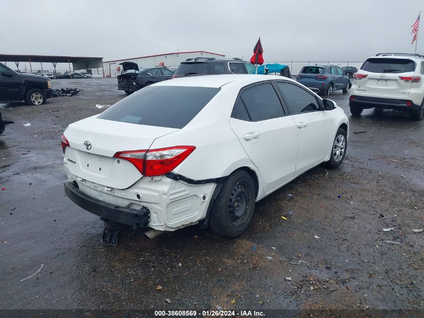 2014 TOYOTA COROLLA L/LE/LE PLS/PRM/S/S PLS - 2T1BURHE9EC089386
