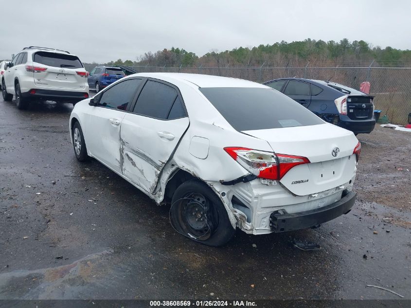 2014 TOYOTA COROLLA L/LE/LE PLS/PRM/S/S PLS - 2T1BURHE9EC089386