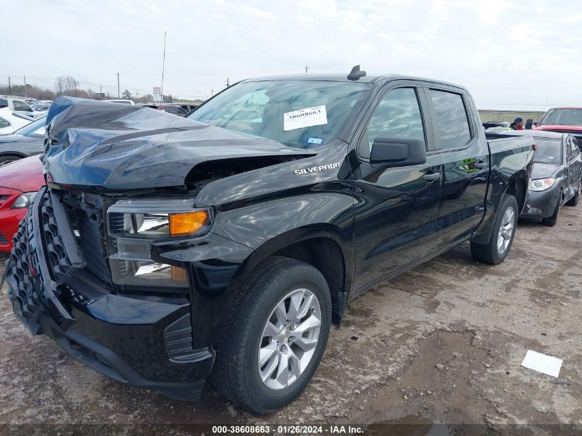 2021 CHEVROLET SILVERADO 1500 C1500 CUSTOM - 3GCPWBEK1MG458585