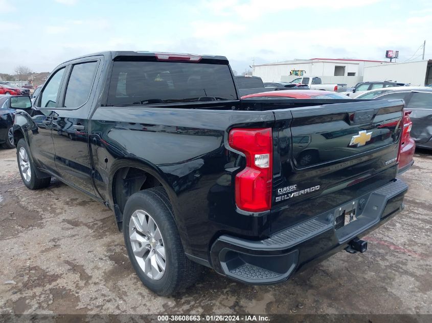 2021 CHEVROLET SILVERADO 1500 C1500 CUSTOM - 3GCPWBEK1MG458585