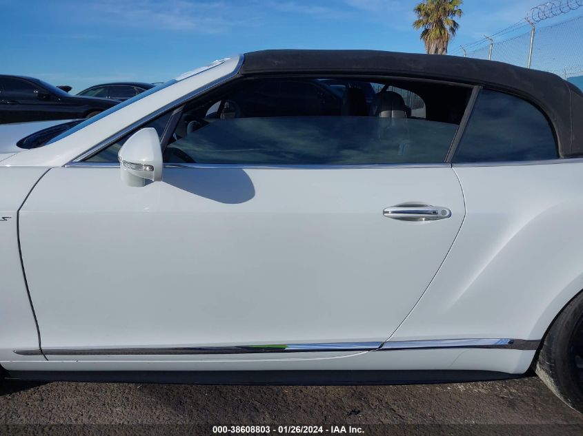 2014 BENTLEY CONTINENTAL GTC V8 S - SCBGH3ZA5EC095524