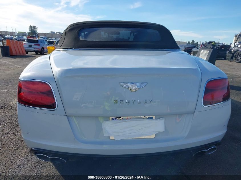 2014 BENTLEY CONTINENTAL GTC V8 S - SCBGH3ZA5EC095524