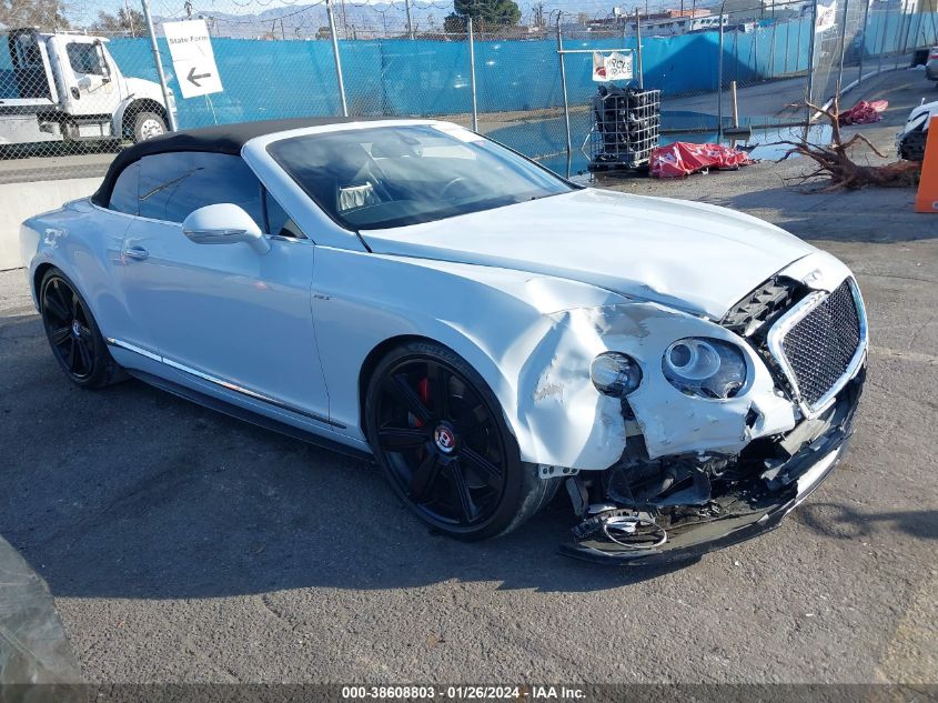 2014 BENTLEY CONTINENTAL GTC V8 S - SCBGH3ZA5EC095524