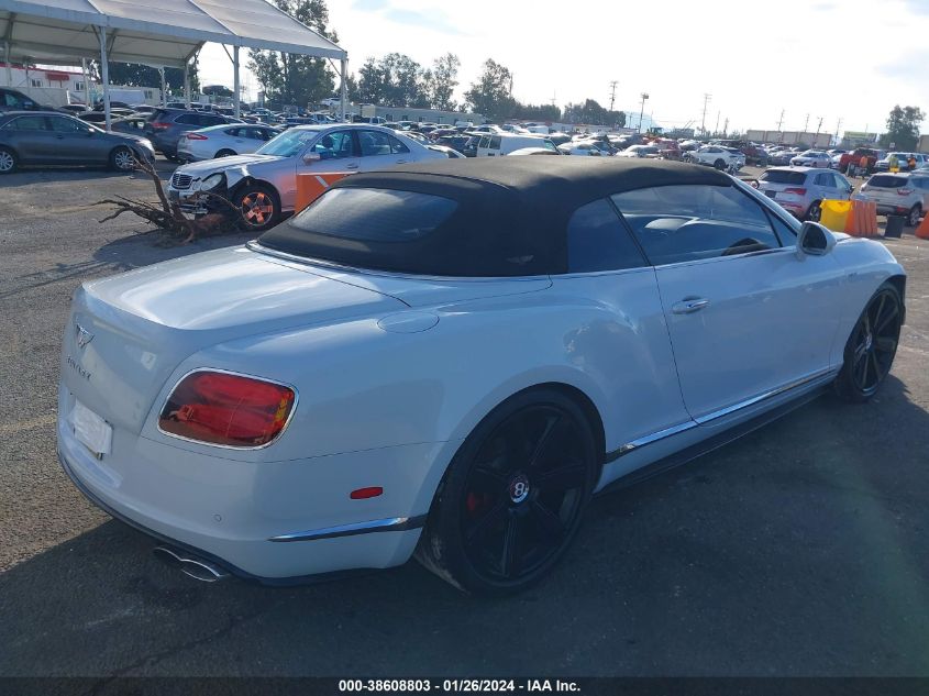 2014 BENTLEY CONTINENTAL GTC V8 S - SCBGH3ZA5EC095524