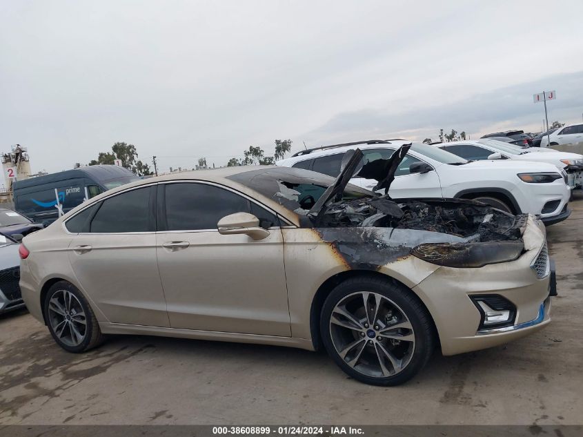 2019 FORD FUSION TITANIUM - 3FA6P0K96KR174763