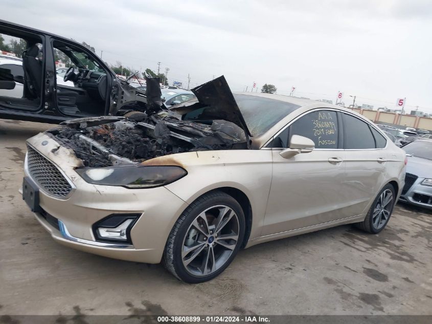 2019 FORD FUSION TITANIUM - 3FA6P0K96KR174763