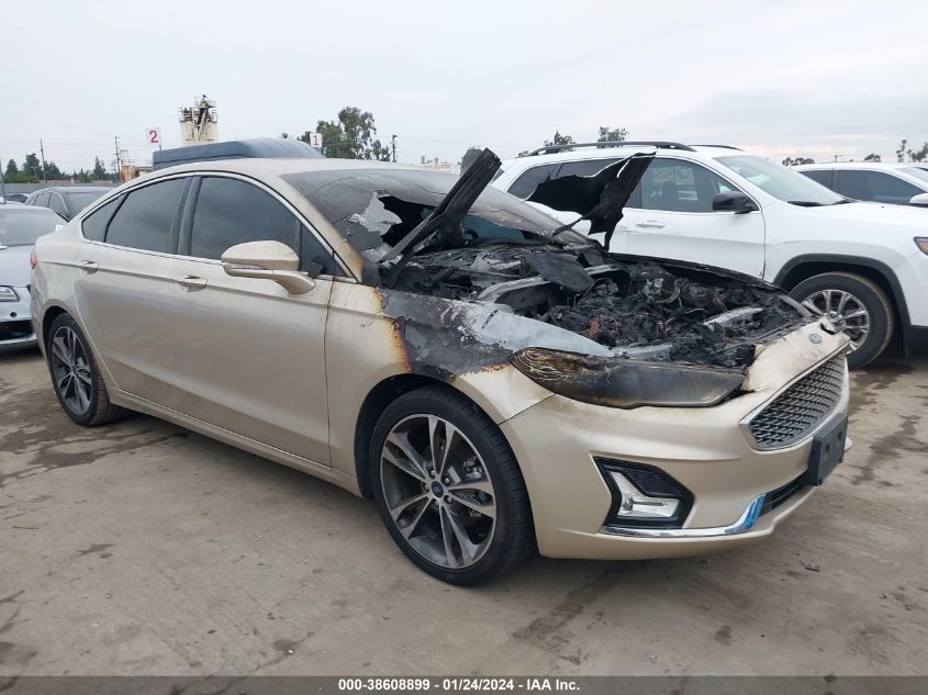 2019 FORD FUSION TITANIUM - 3FA6P0K96KR174763