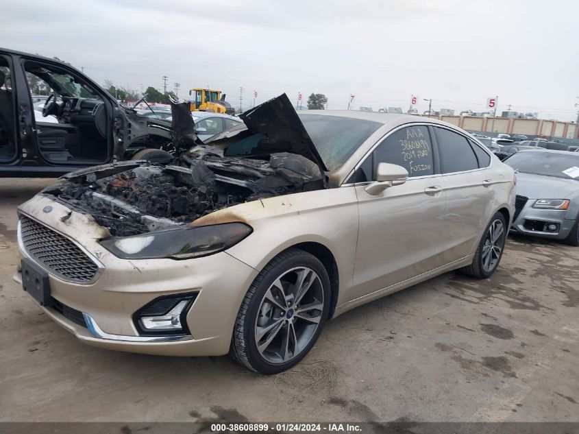 2019 FORD FUSION TITANIUM - 3FA6P0K96KR174763