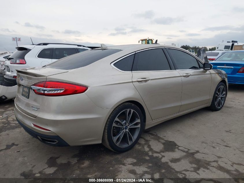 2019 FORD FUSION TITANIUM - 3FA6P0K96KR174763