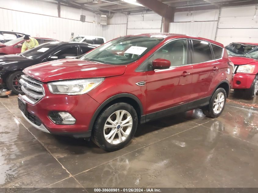 2017 FORD ESCAPE SE - 1FMCU9G91HUD44480