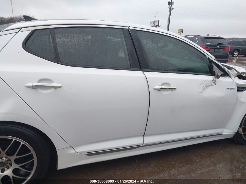 2013 KIA OPTIMA HYBRID EX - KNAGM4AD7D5047026
