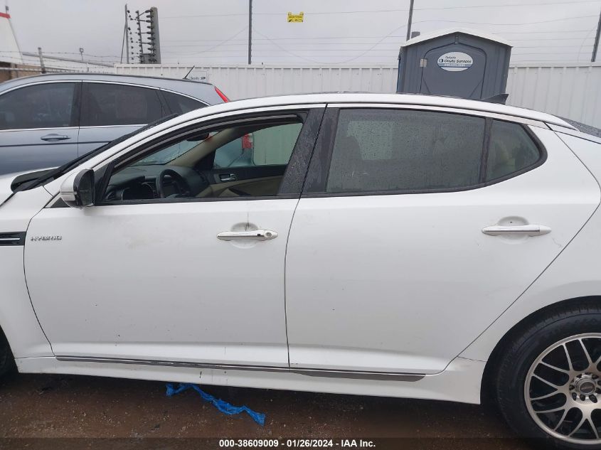2013 KIA OPTIMA HYBRID EX - KNAGM4AD7D5047026