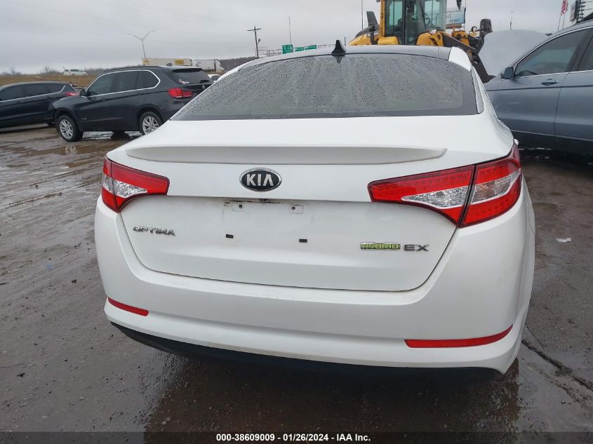 2013 KIA OPTIMA HYBRID EX - KNAGM4AD7D5047026