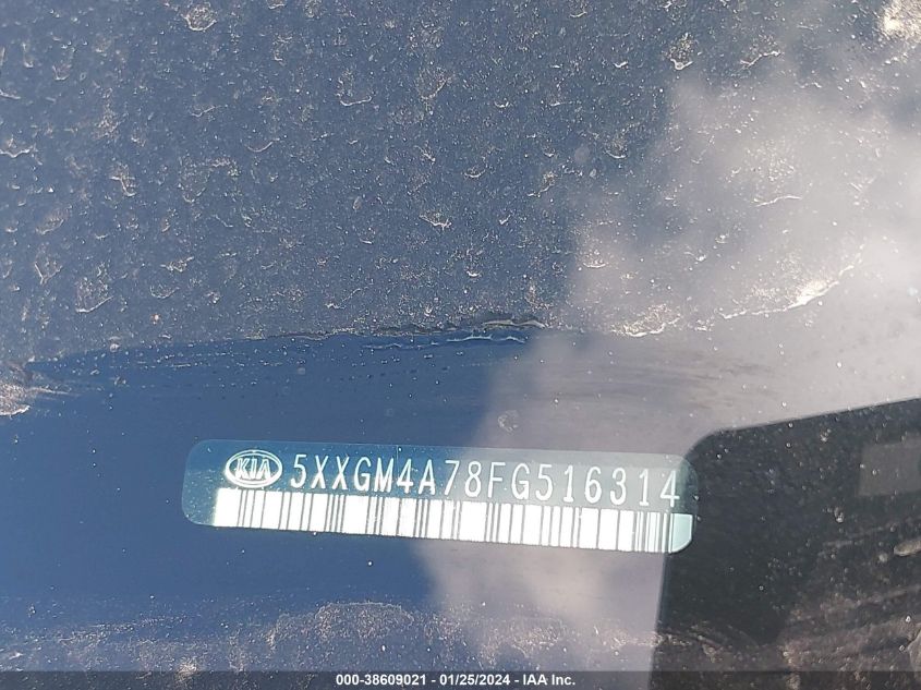 2015 KIA OPTIMA LX - 5XXGM4A78FG516314