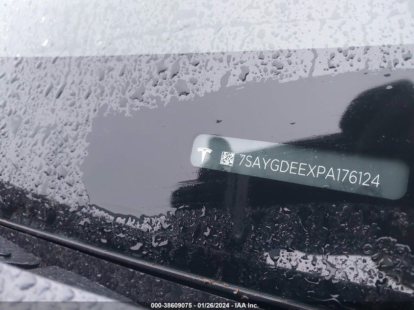 VIN 7SAYGDEEXPA176124 2023 TESLA MODEL Y AWD/LONG RANGE DUAL MOTOR ALL-WHEEL DRIVE