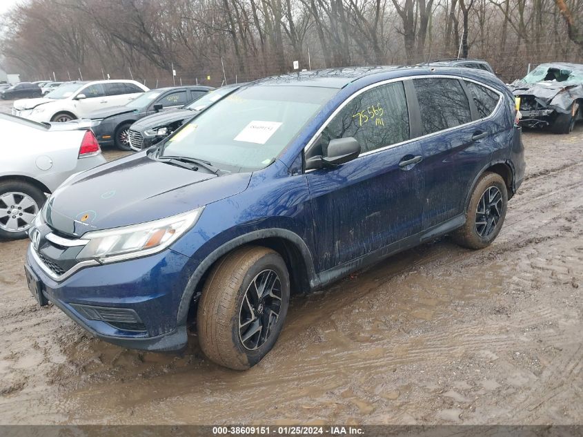 2016 HONDA CR-V SE - 2HKRM3H45GH542132