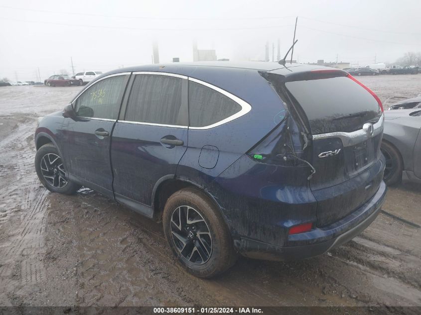 2016 HONDA CR-V SE - 2HKRM3H45GH542132