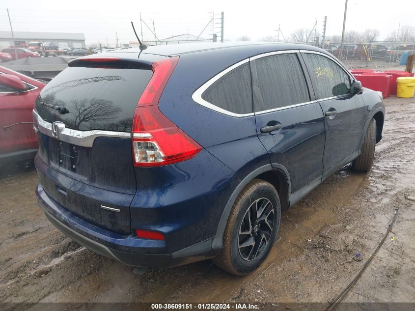 2016 HONDA CR-V SE - 2HKRM3H45GH542132