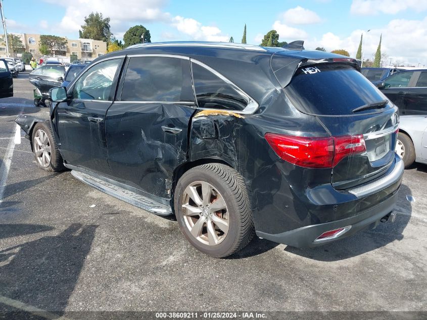 2014 ACURA MDX ADVANCE - 5FRYD3H80EB020257