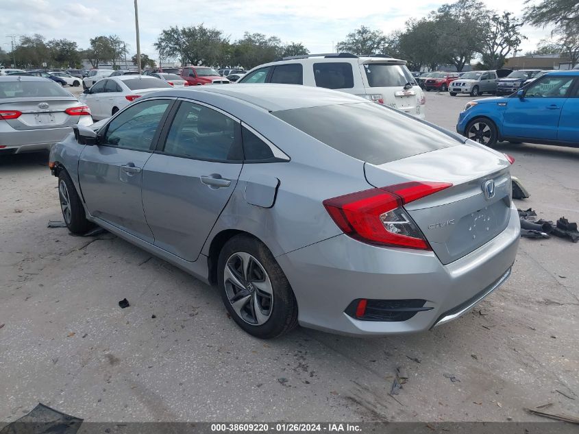 2019 HONDA CIVIC LX - 19XFC2F64KE021436